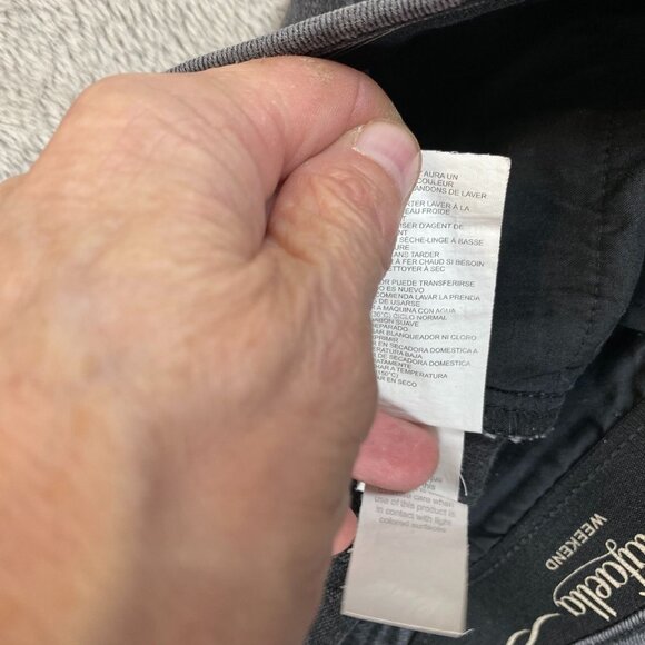 Rafaella Women's Jeans Size 12 Slimming Fit Gray Cotton Blend - Picture 9 of 11